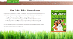 Desktop Screenshot of curelipoma.com